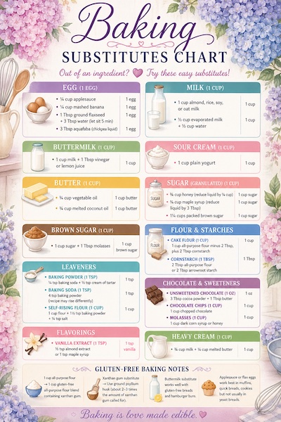 Baking Substitutes